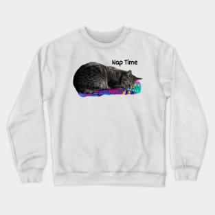 Nap Time Tabby Crewneck Sweatshirt